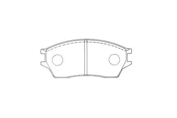 Brake Pad Set, disc brake (KBP-2060)
