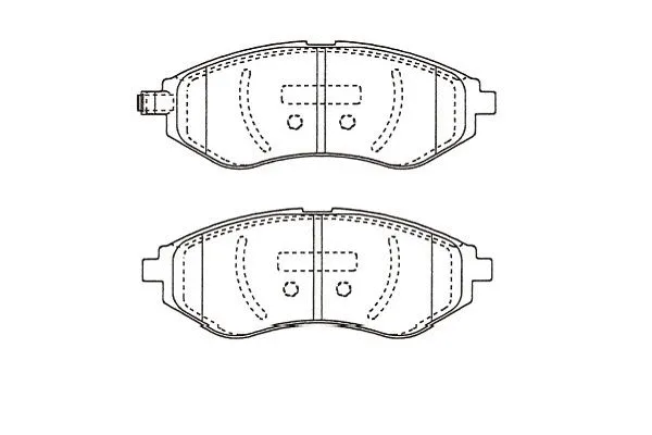 Brake Pad Set, disc brake (BP-1021)