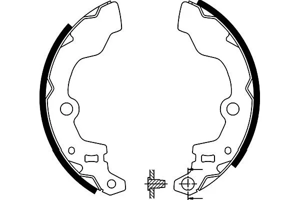 Brake Shoe Set (BS-8921)