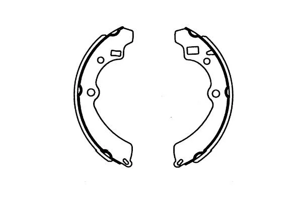 Brake Shoe Set (KBS-8909)