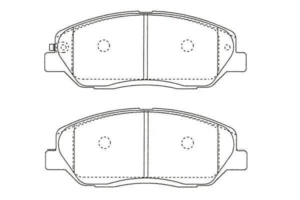 Brake Pad Set, disc brake (BP-3054)