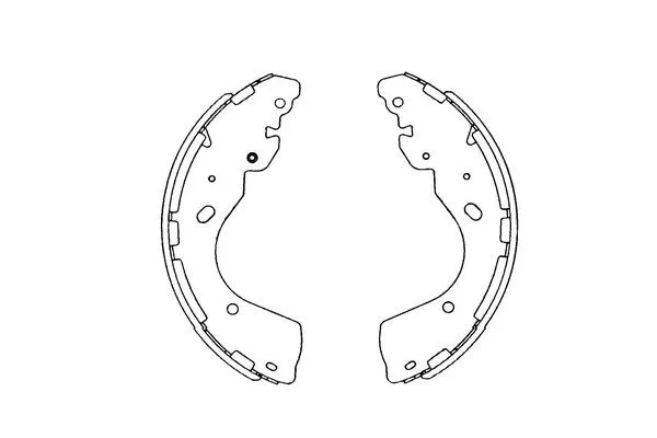 Brake Shoe Set (KBS-7402)