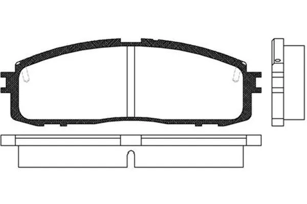 Brake Pad Set, disc brake (BP-9048)