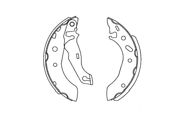 Brake Shoe Set (KBS-5407)