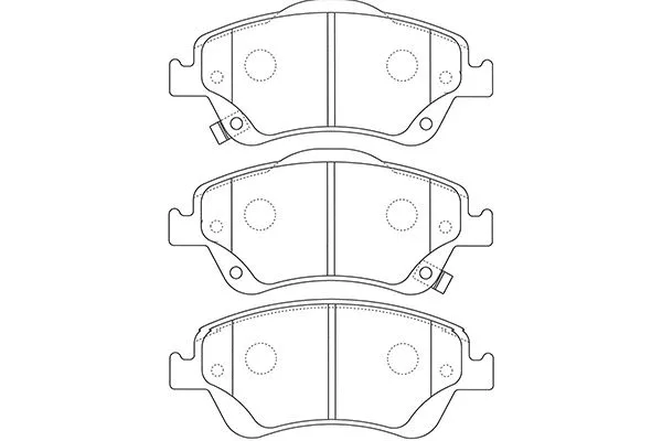 Brake Pad Set, disc brake (BP-9127)