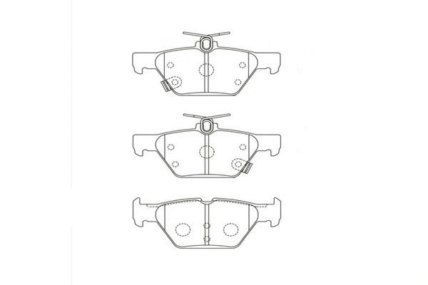 Brake Pad Set, disc brake (BP-8026)