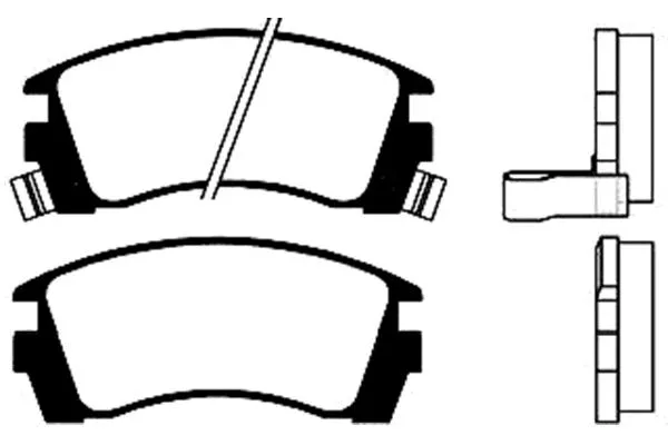 Brake Pad Set, disc brake (BP-6523)