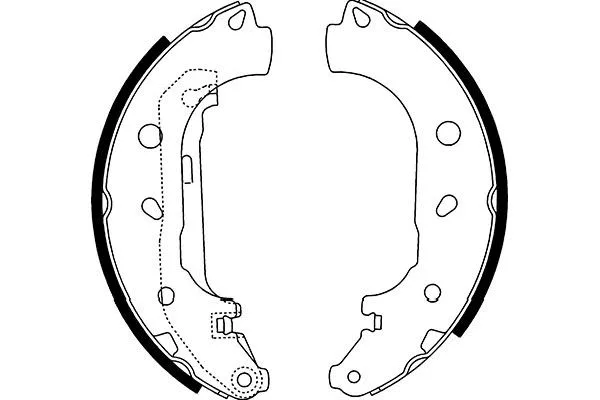 Brake Shoe Set (BS-5433)