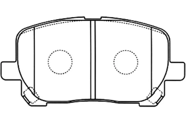 Brake Pad Set, disc brake (BP-9087)