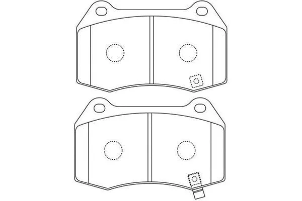 Brake Pad Set, disc brake (BP-6622)