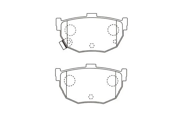 Brake Pad Set, disc brake (BP-6617)