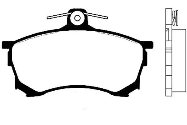 Brake Pad Set, disc brake (BP-5515)