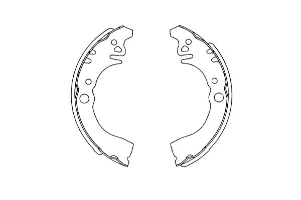 Brake Shoe Set (KBS-1906)