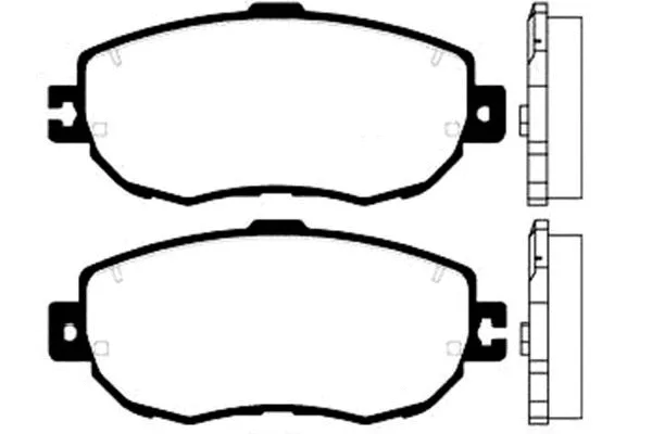 Brake Pad Set, disc brake (BP-9035)