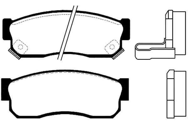 Brake Pad Set, disc brake (BP-6510)