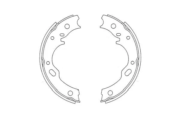 Brake Shoe Set (BS-3917)
