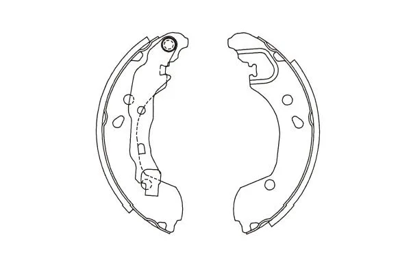 Brake Shoe Set (KBS-7415)