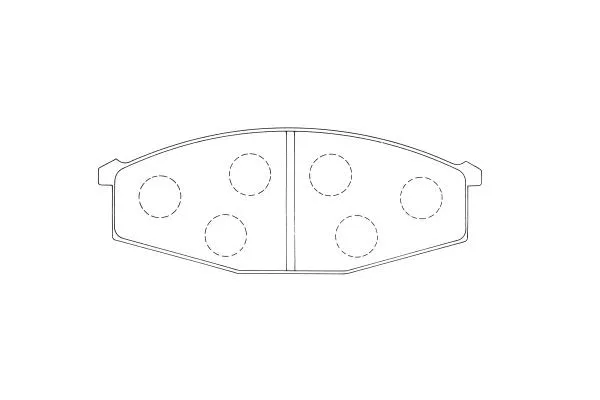 Brake Pad Set, disc brake (BP-6616)