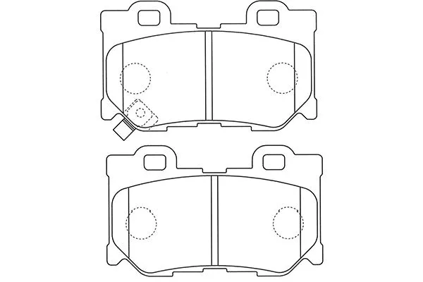 Brake Pad Set, disc brake (BP-6607)