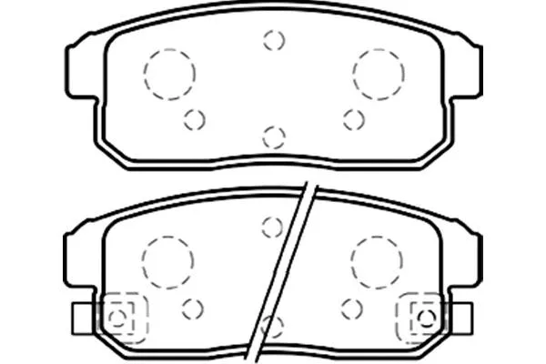 Brake Pad Set, disc brake (BP-4559)
