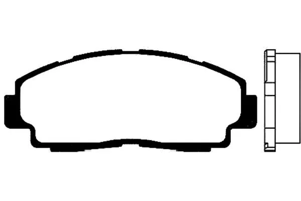 Brake Pad Set, disc brake (BP-9043)