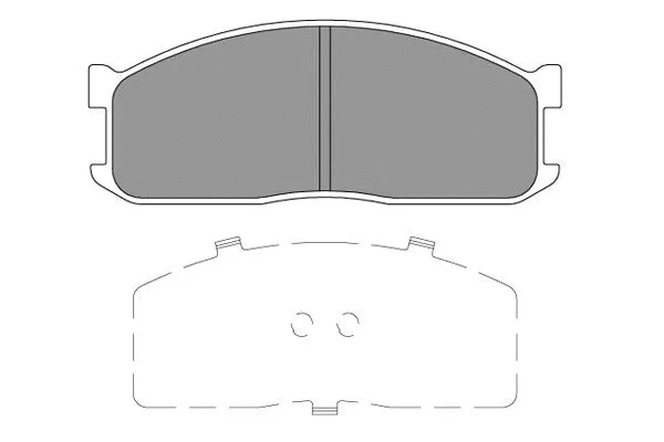 Brake Pad Set, disc brake (KBP-4566)