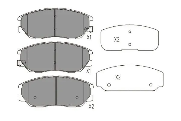 Brake Pad Set, disc brake (BP-7506)