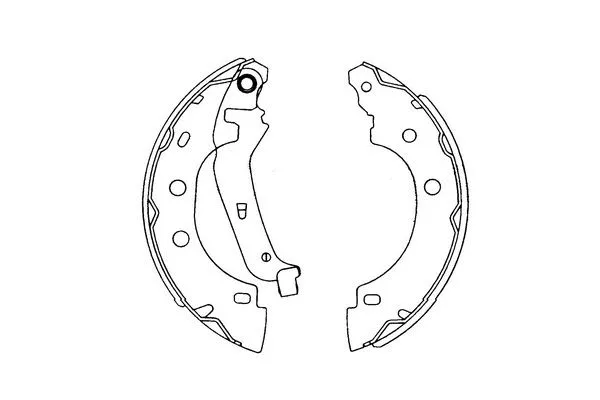 Brake Shoe Set (KBS-7410)