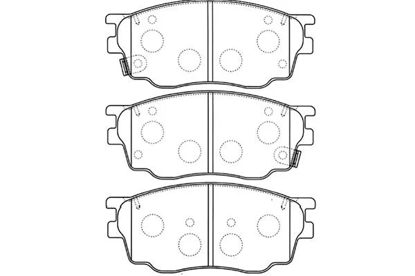 Brake Pad Set, disc brake (BP-4550)