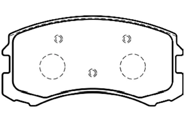 Brake Pad Set, disc brake (BP-5546)