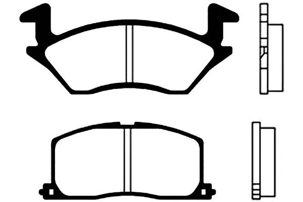 Brake Pad Set, disc brake (BP-9017)