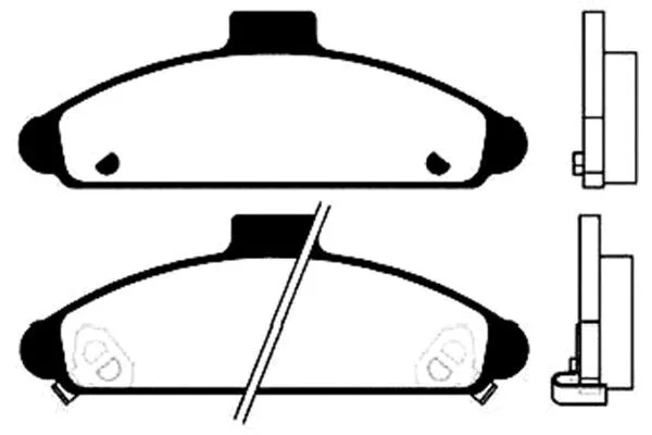 Brake Pad Set, disc brake (BP-3005)