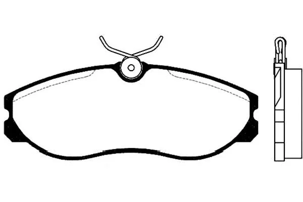 Brake Pad Set, disc brake (BP-6527)