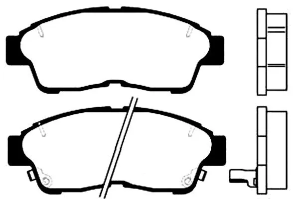 Brake Pad Set, disc brake (BP-9026)
