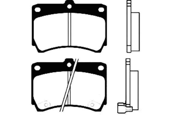 Brake Pad Set, disc brake (BP-4517)