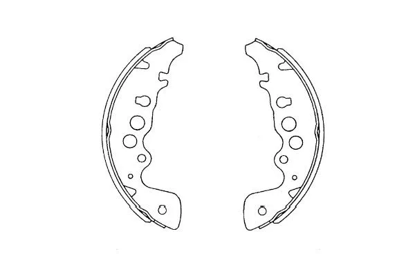Brake Shoe Set (KBS-8908)