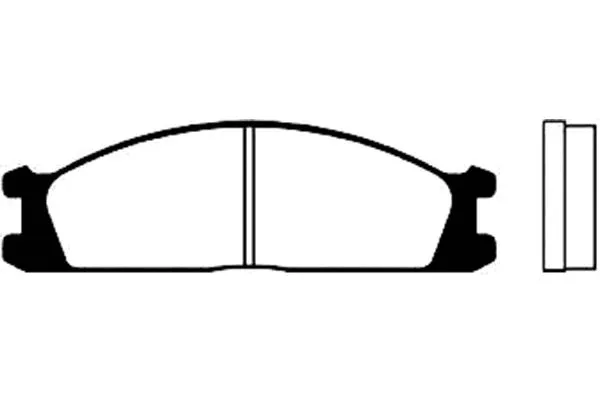 Brake Pad Set, disc brake (BP-6508)