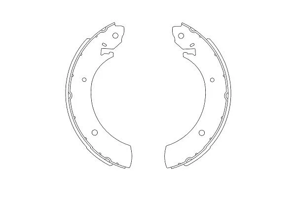 Brake Shoe Set (KBS-7405)