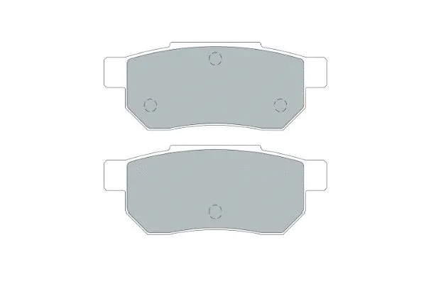 Brake Pad Set, disc brake (KBP-2051)