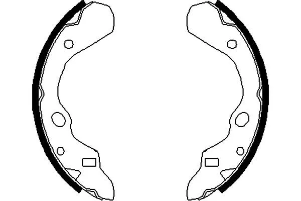 Brake Shoe Set (BS-5413)