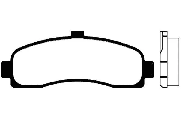 Brake Pad Set, disc brake (BP-6525)