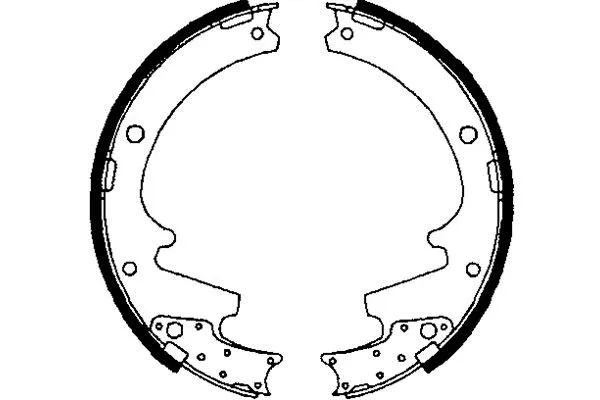 Brake Shoe Set (BS-6406)