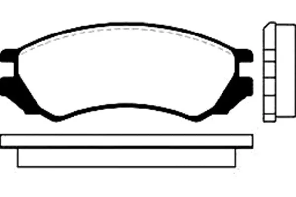 Brake Pad Set, disc brake (BP-6516)