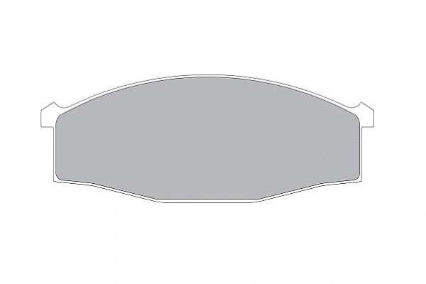 Brake Pad Set, disc brake (KBP-6551)