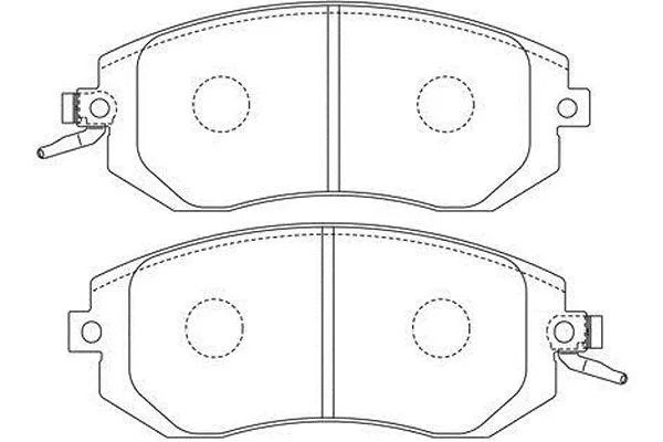 Brake Pad Set, disc brake (BP-8024)