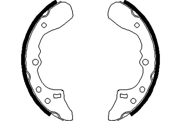 Brake Shoe Set (BS-5408)
