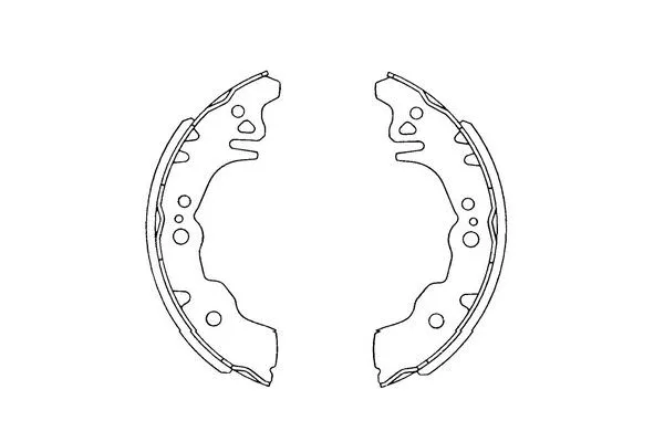 Brake Shoe Set (KBS-1903)