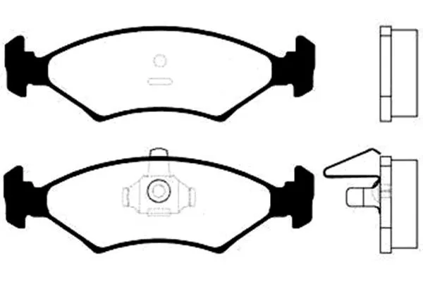 Brake Pad Set, disc brake (BP-4527)