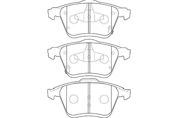Brake Pad Set, disc brake (BP-4566)
