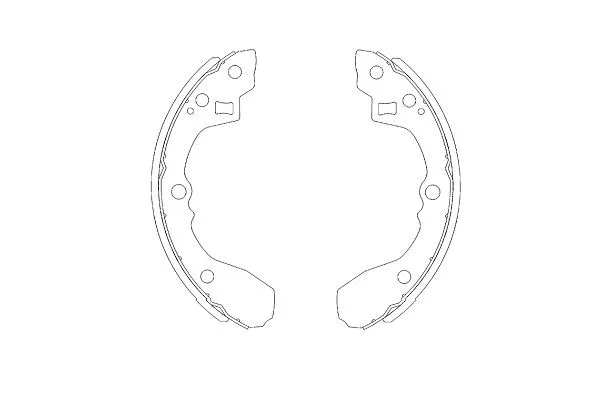 Brake Shoe Set (KBS-4403)